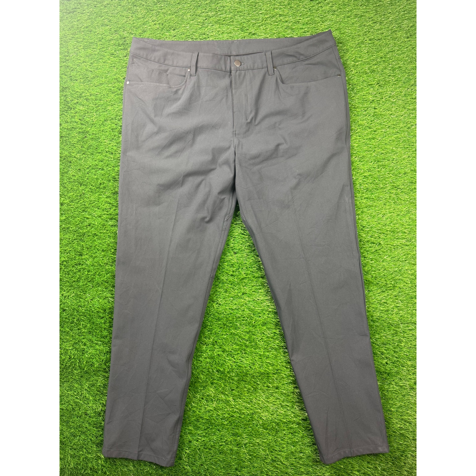Lululemon Mens Size 40 Commission Classic Fit Pant Gray Warpstreme Abc Pants